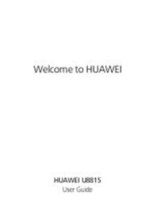 Huawei U8815 manual. Camera Instructions.